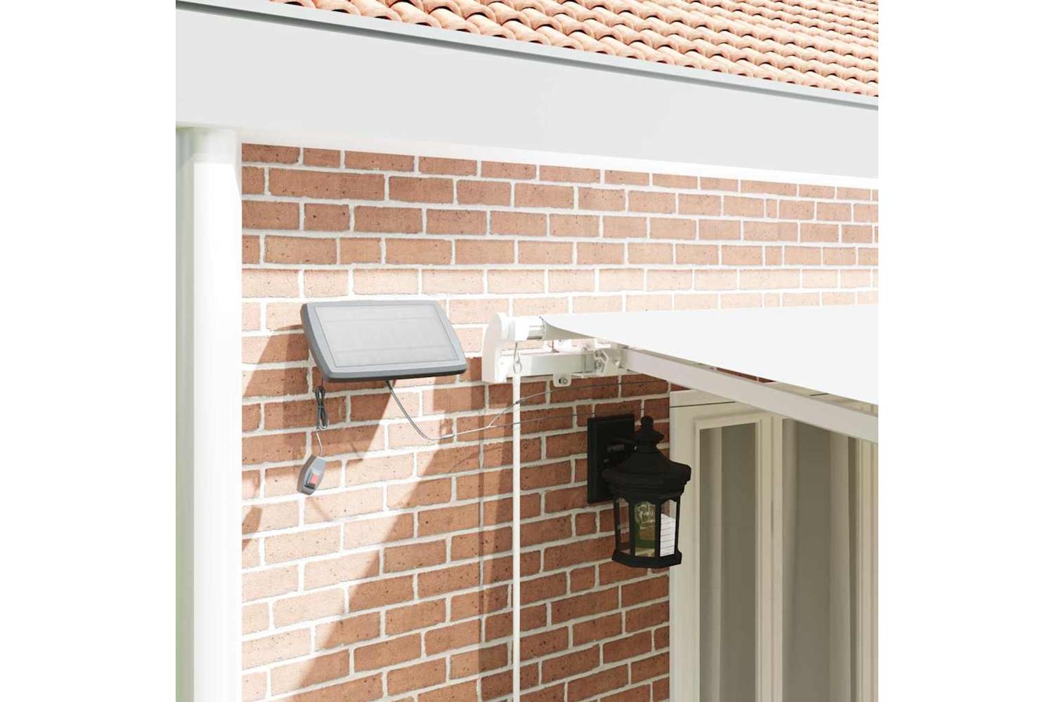 Vidaxl Retractable Awning With Manual White 600 X 300 Cm Fabric-4