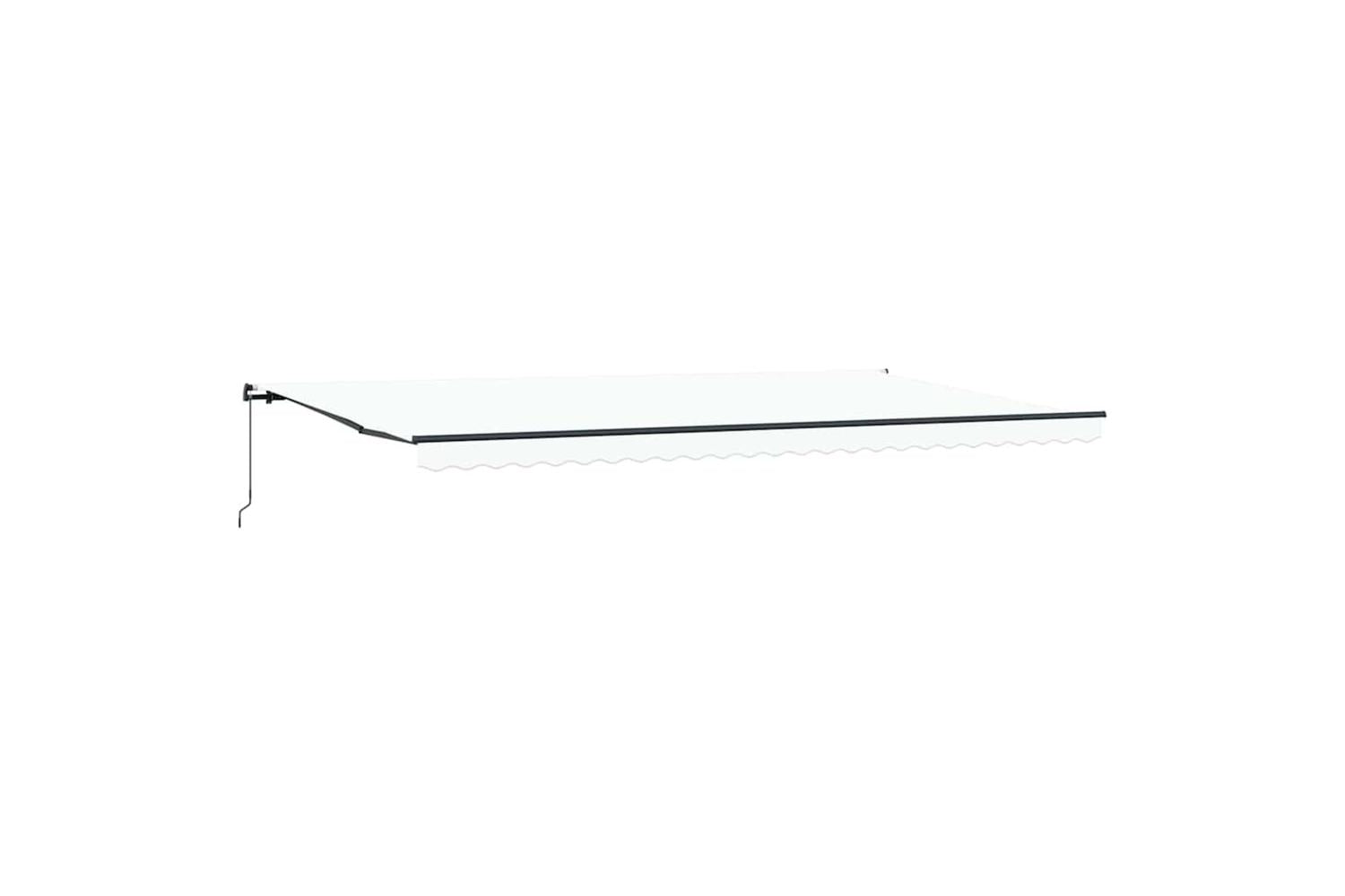 Vidaxl Awning White Manual White 600 X 300 Cm Fabric