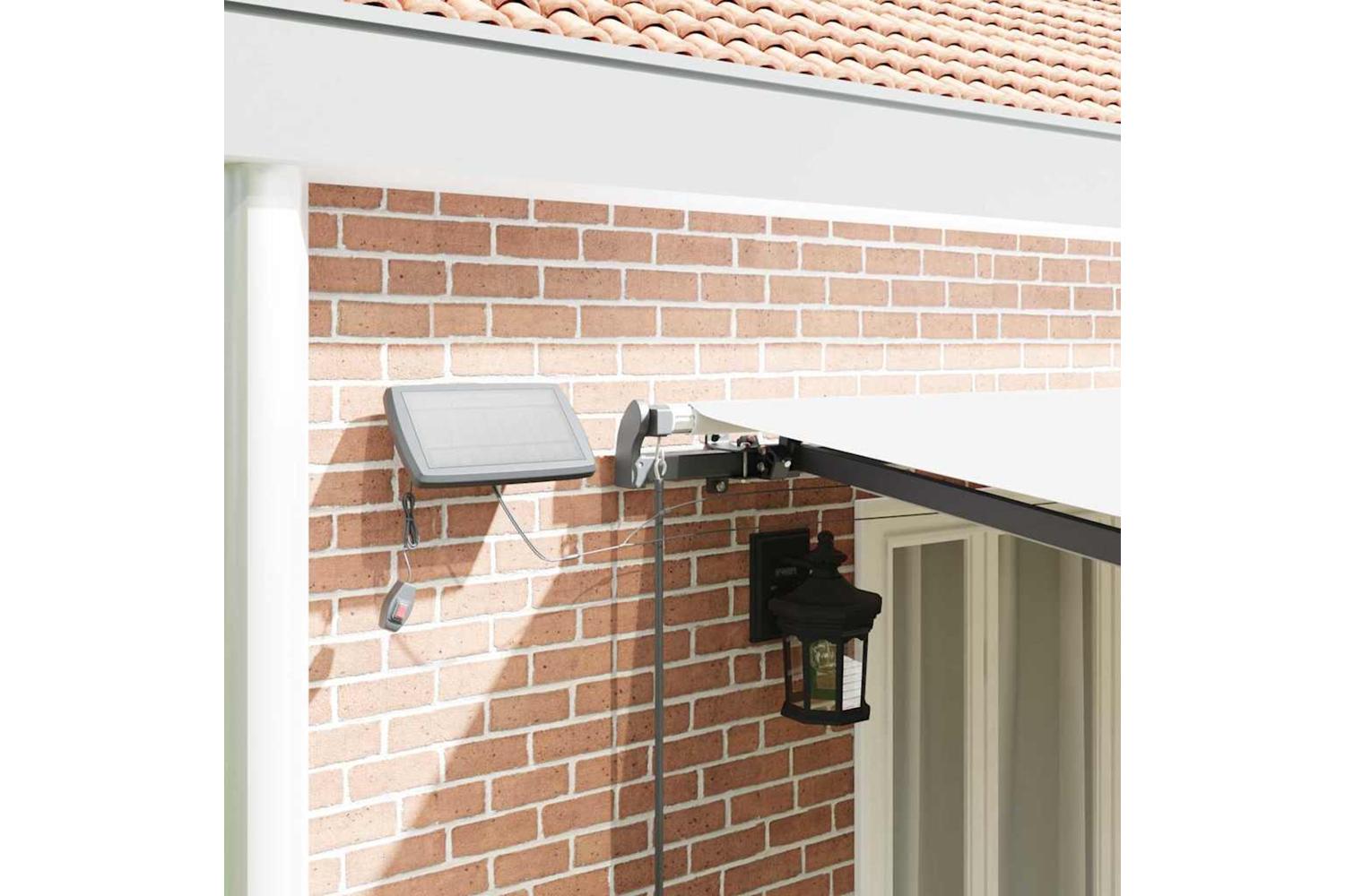 Vidaxl Retractable Awning Manual White 600 X 300 Cm Fabric-4