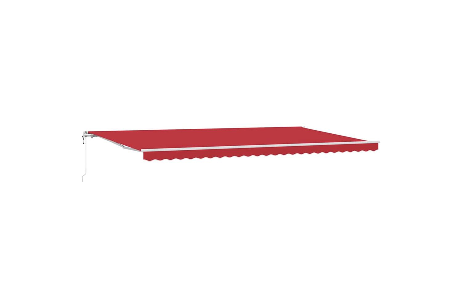 Vidaxl Retractable Awning 600 X 300 Cm Red