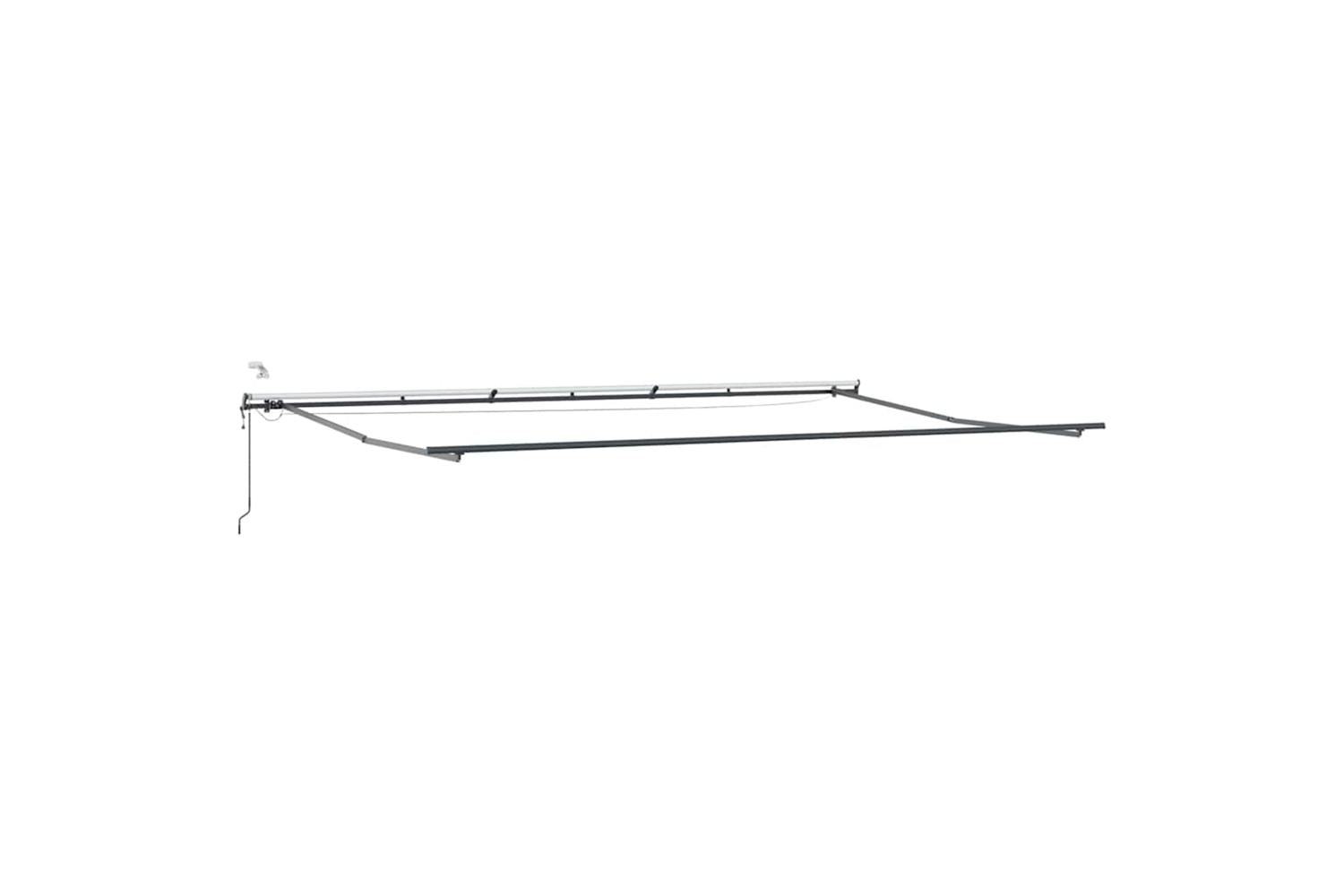 Vidaxl Retractable Awning With Red 600 X 300 Cm Fabric-7