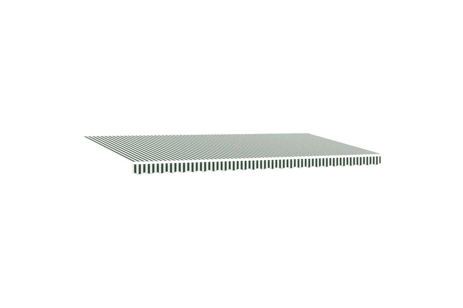 Vidaxl Retractable Awning 600 X 300 Cm Green And White-5