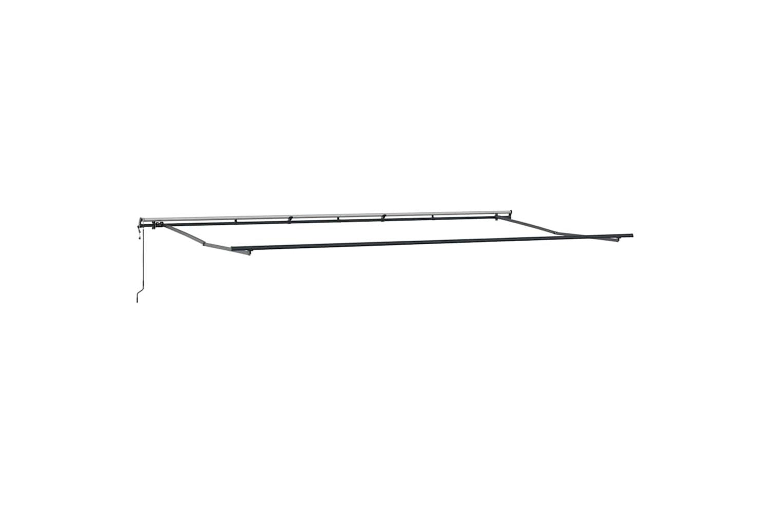 Vidaxl Retractable Awning Yellow And Orange 600 X 350 Cm Fabric-5