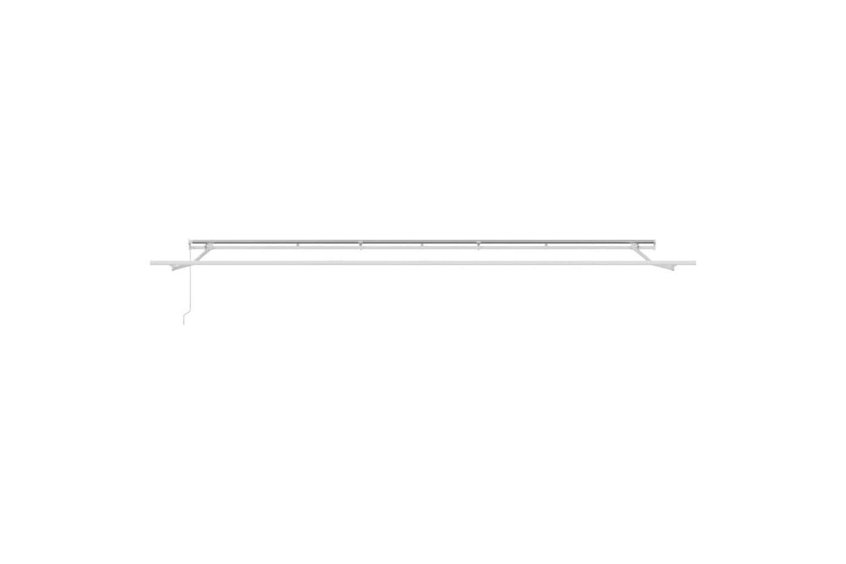 Vidaxl Retractable Awning Red And White 600 X 350 Cm Polyester Metal-6