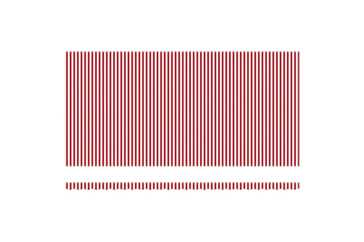 Vidaxl Retractable Awning With Red And White 600 X 350 Cm Fabric-9
