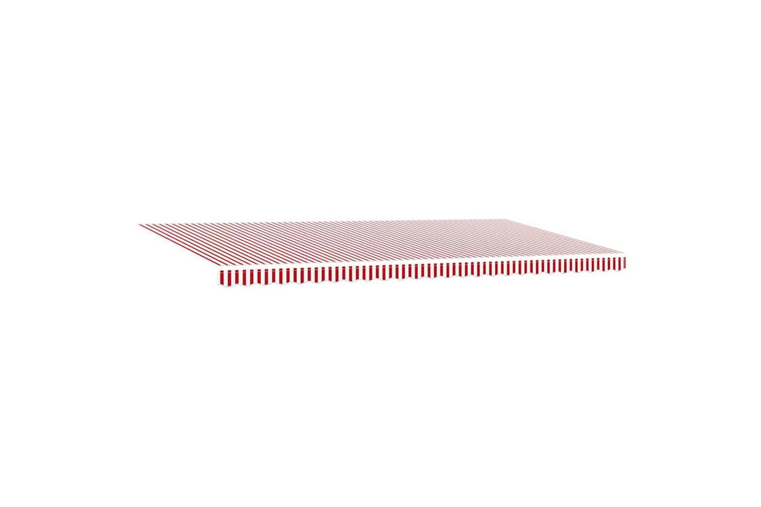 Vidaxl Retractable Awning 600 X 350 Cm Red And White-5