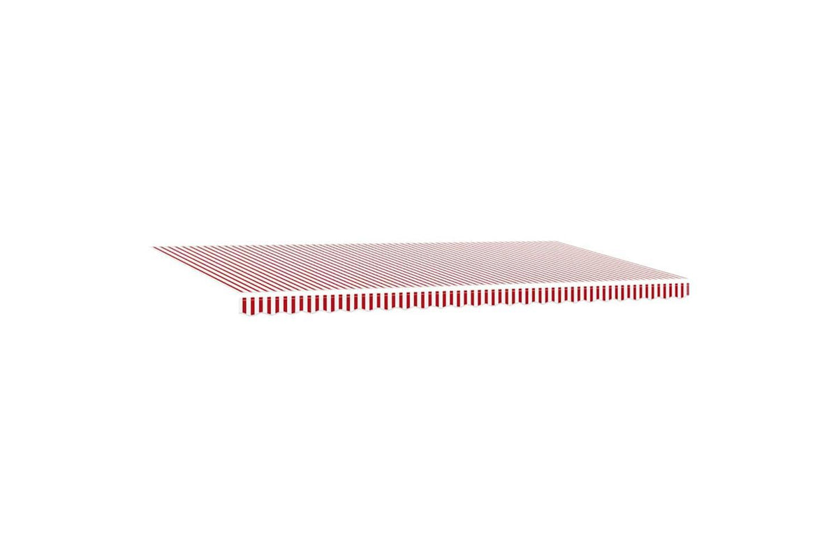 Vidaxl Retractable Awning Red And White 600 X 350 Cm Fabric And Metal-5
