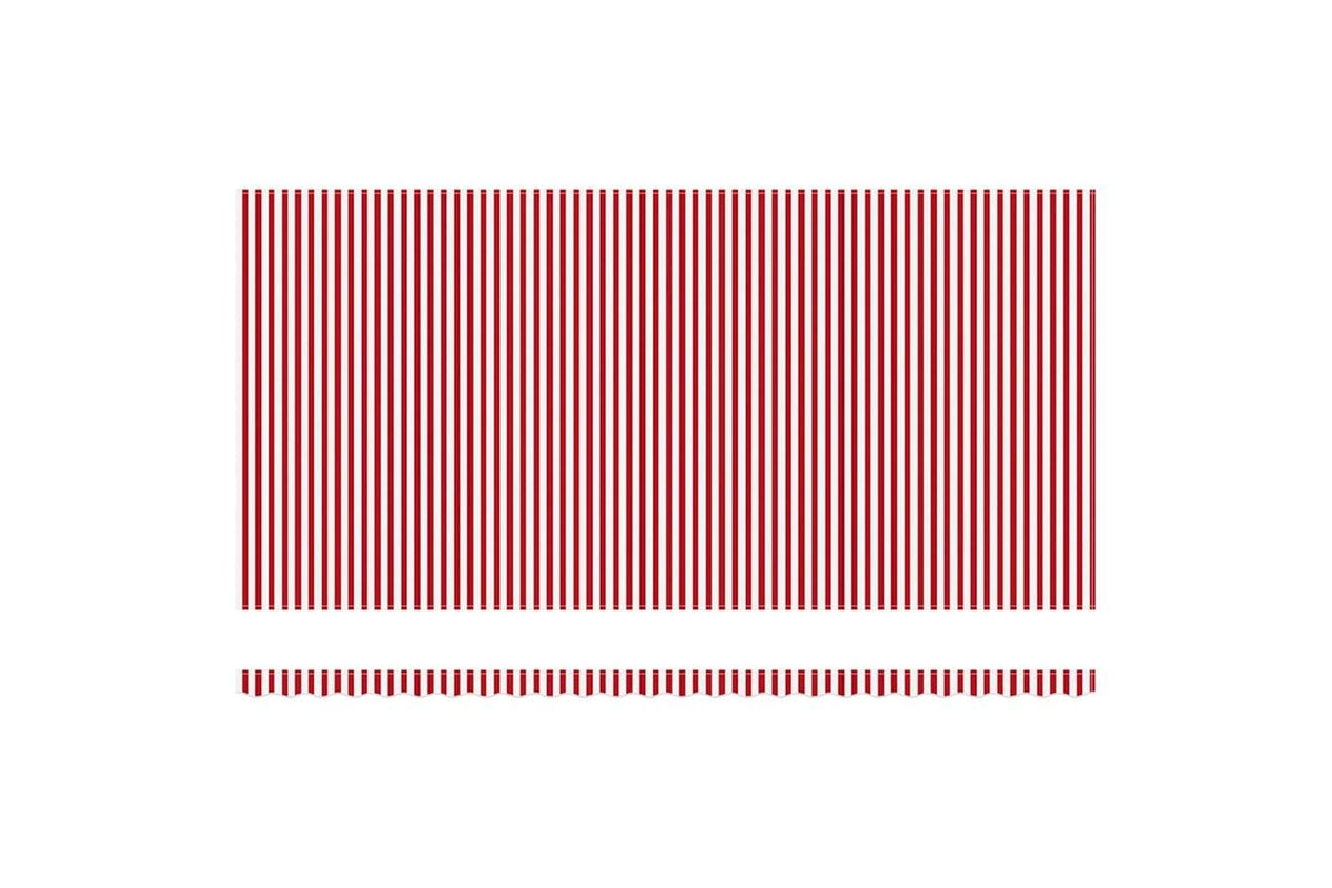 Vidaxl Retractable Awning Red And White 600 X 350 Cm Fabric And Metal-8