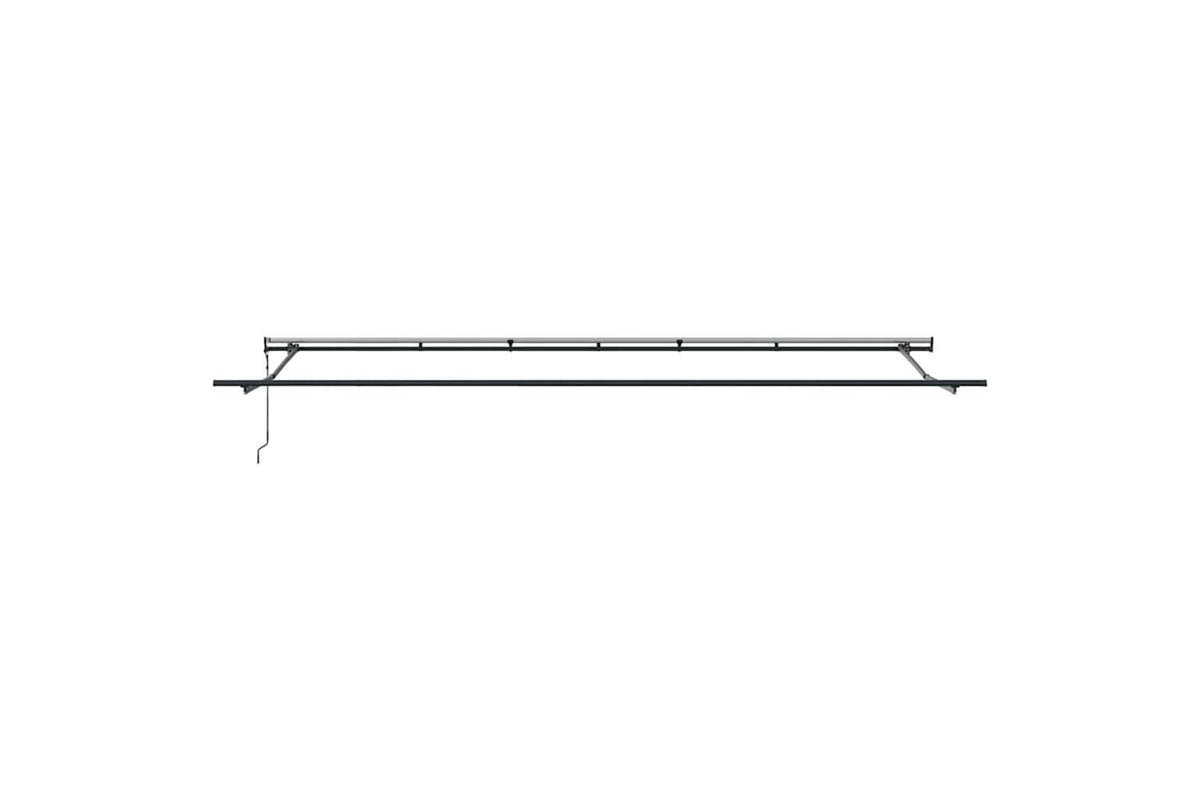 Vidaxl Retractable Awning Red And White 600 X 350 Cm Fabric-7
