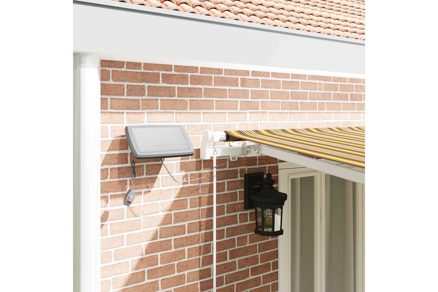 Vidaxl Retractable Awning With Manual 600 X 350 Cm Multicolour-4