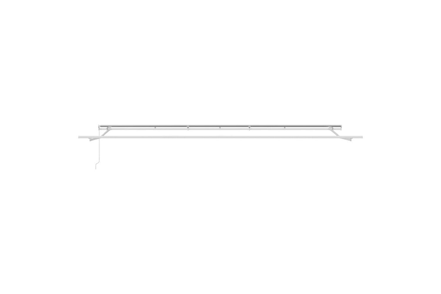 Vidaxl Retractable Awning White 600 X 350 Cm Polyester And Metal-6