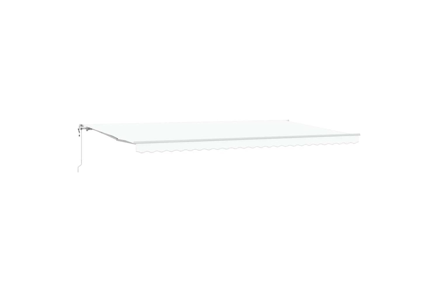 Vidaxl Retractable Awning 600 X 350 Cm White-2