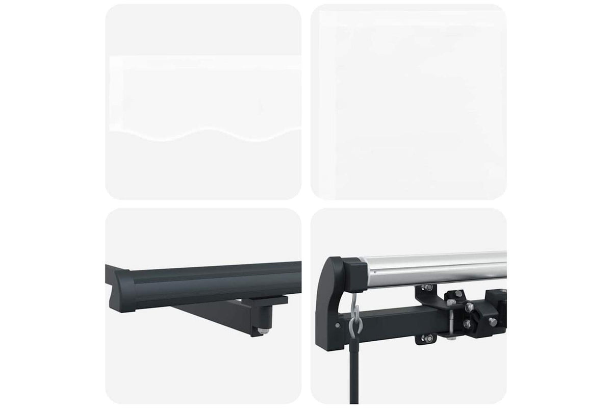 Vidaxl Awning Manual White 600 X 350 Cm Fabric-8