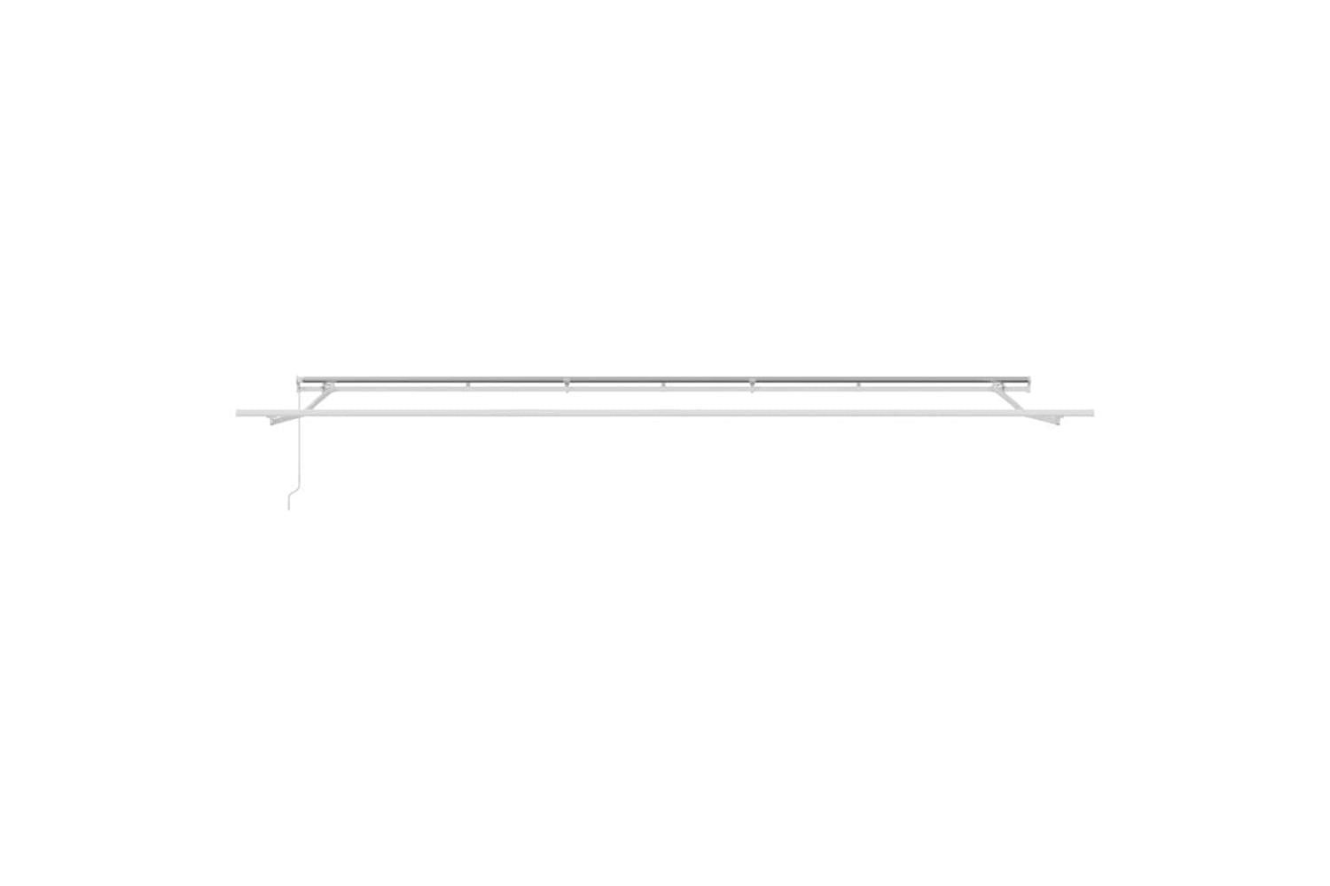 Vidaxl Retractable Awning Manual Red 600 X 350 Cm Polyester And Metal-6