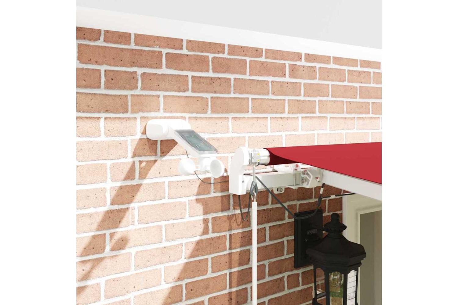 Vidaxl Retractable Awning Red 600 X 350 Cm Fabric And Metal-4