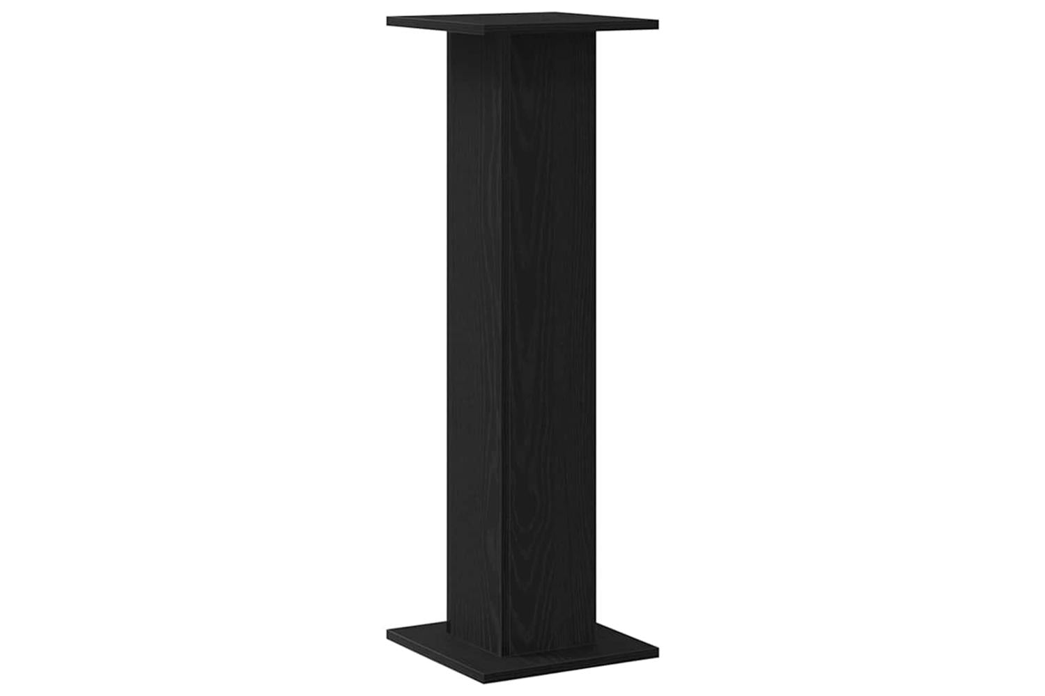 Vidaxl Plant Stand 2 Pcs Black Oak 30 X 30 X 95 Cm Engineered Wood-5