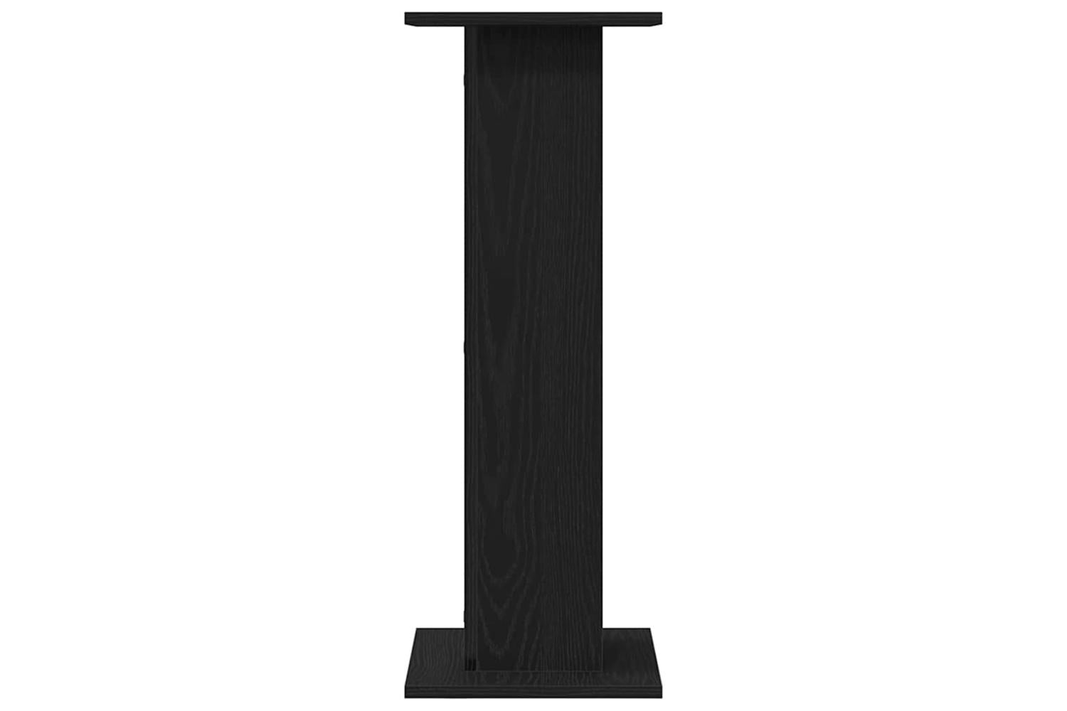 Vidaxl Plant Stand 2 Pcs Black Oak 30 X 30 X 80 Cm Engineered Wood-6