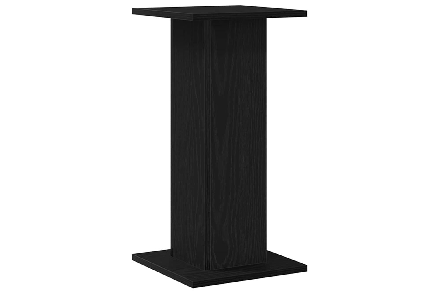 Vidaxl Plant Stand 2 Pcs Black Oak 30 X 30 X 60 Cm Engineered Wood-5