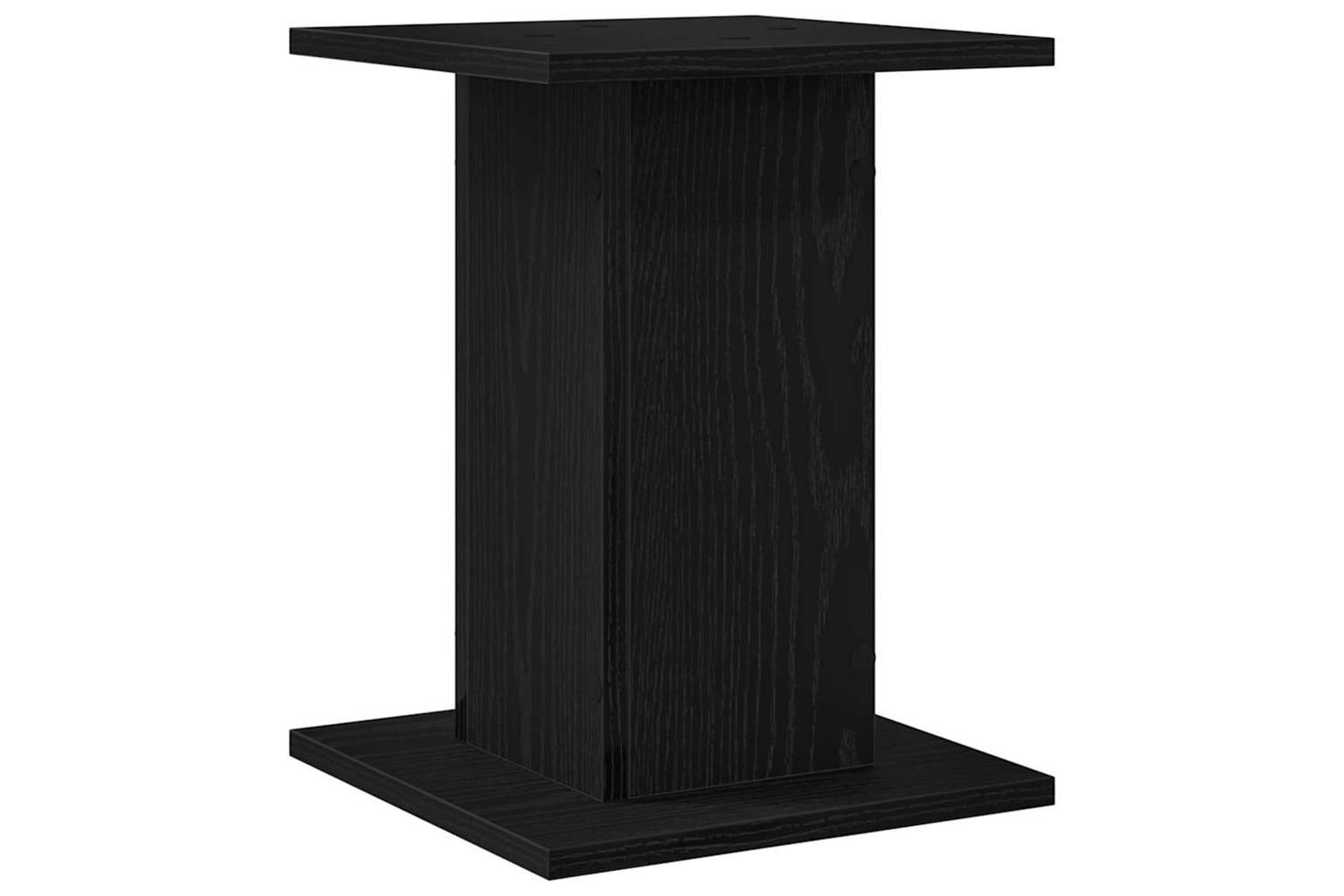 Vidaxl Plant Stand 2 Pcs Black Oak 30 X 30 X 40 Cm Engineered Wood-5