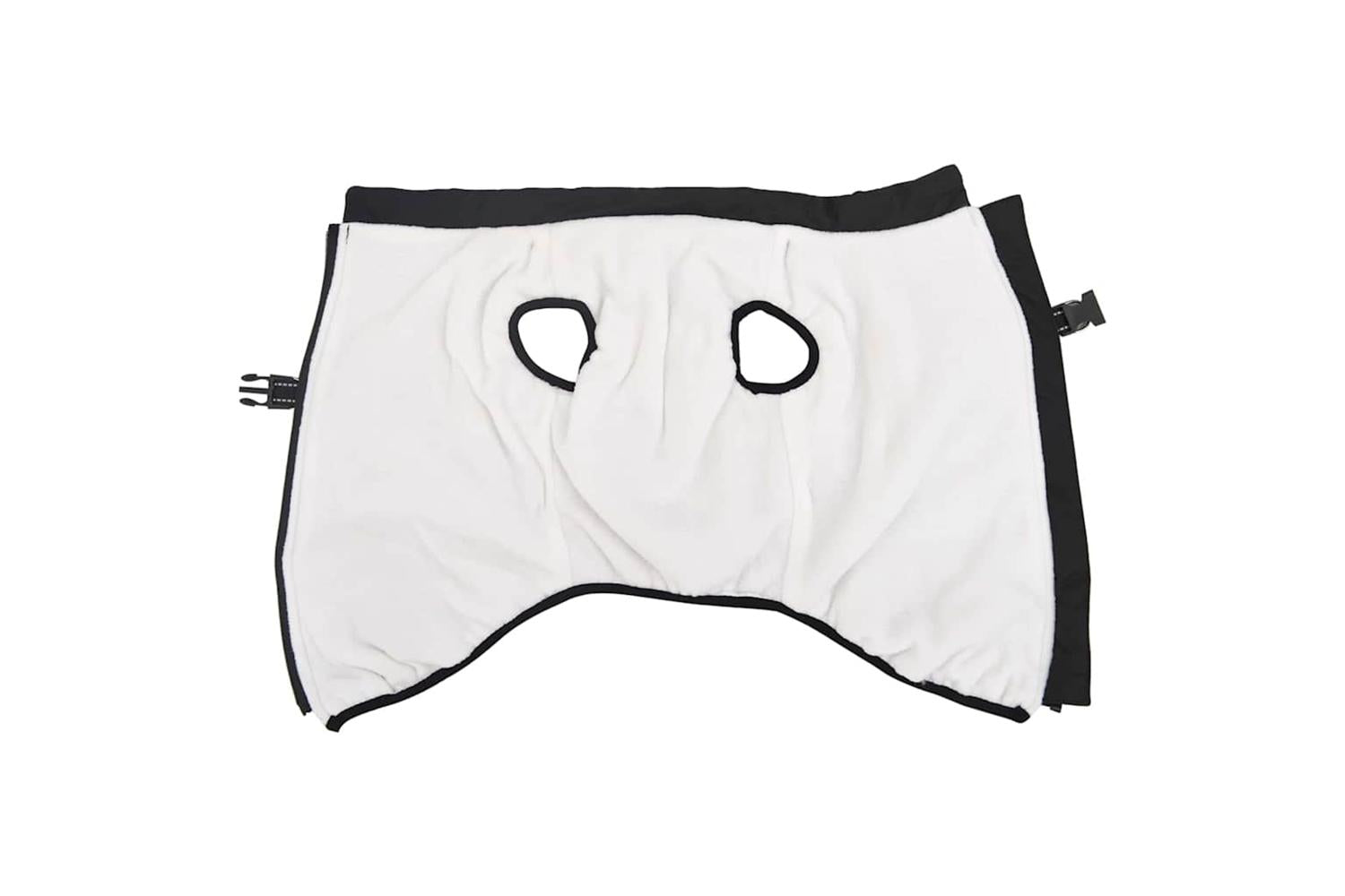 Vidaxl Dog Coat With Harness Black 6xl Fleece And Polyester-3