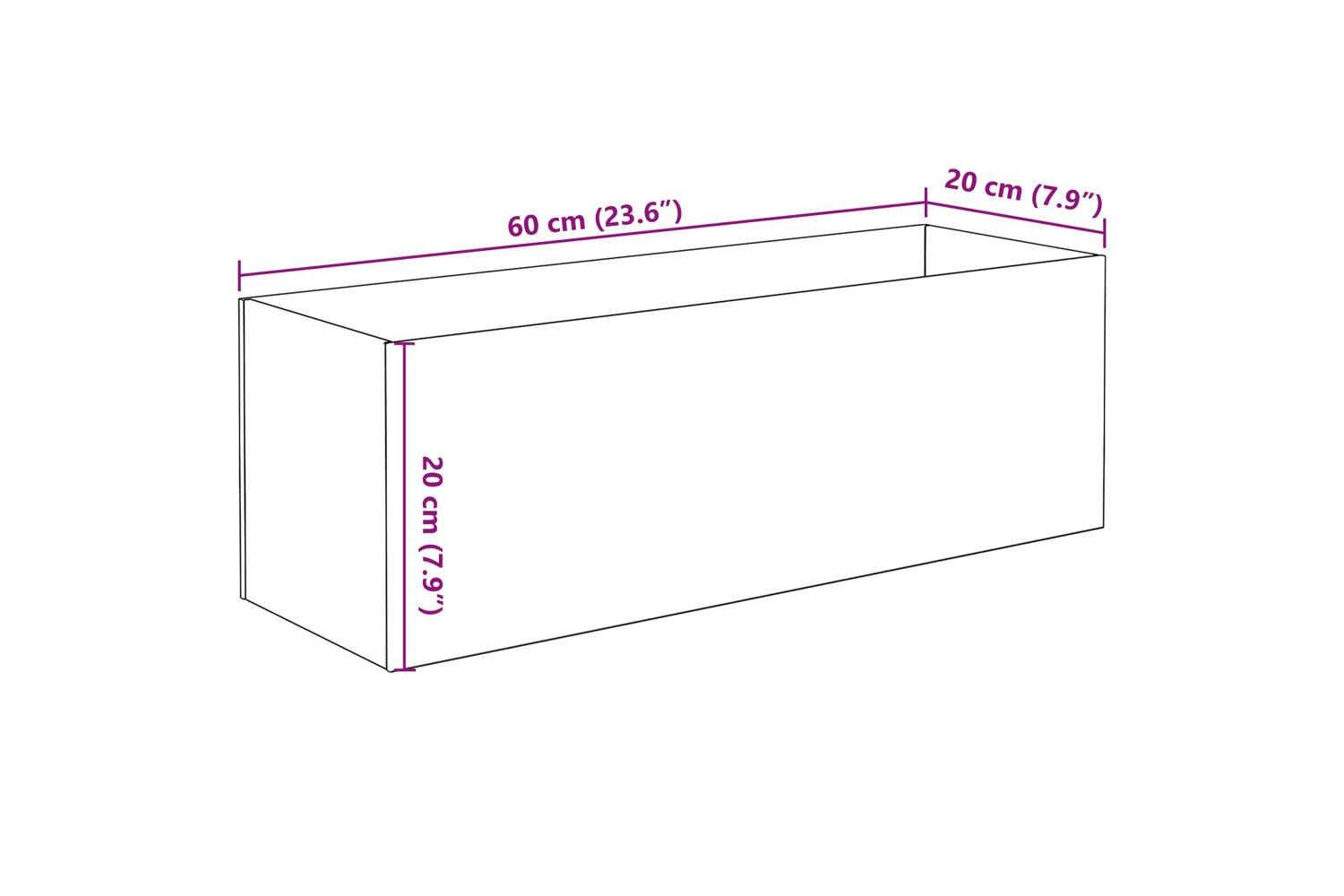 Vidaxl Aquarium With Storage Transparent 60 X 20 X 20 Cm Glass-10