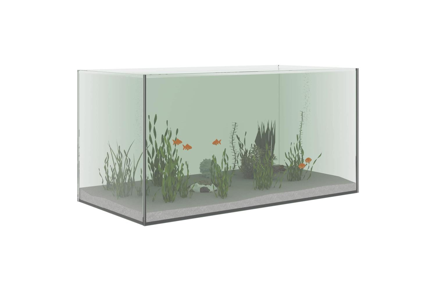 Vidaxl Aquarium With Storage Transparent 60 X 30 X 30 Cm Glass-3
