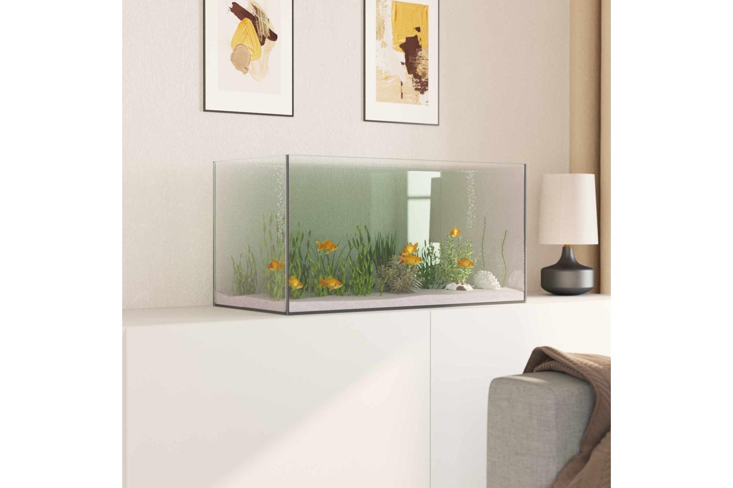 Vidaxl Aquarium With Storage Transparent 60 X 30 X 30 Cm Glass-4