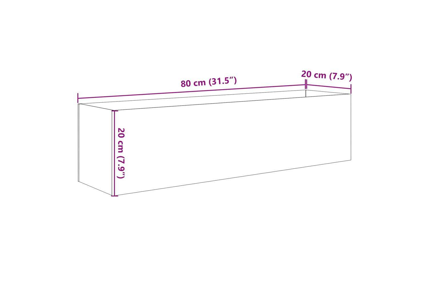 Vidaxl Aquarium With Storage Transparent 80 X 20 X 20 Cm Glass-10