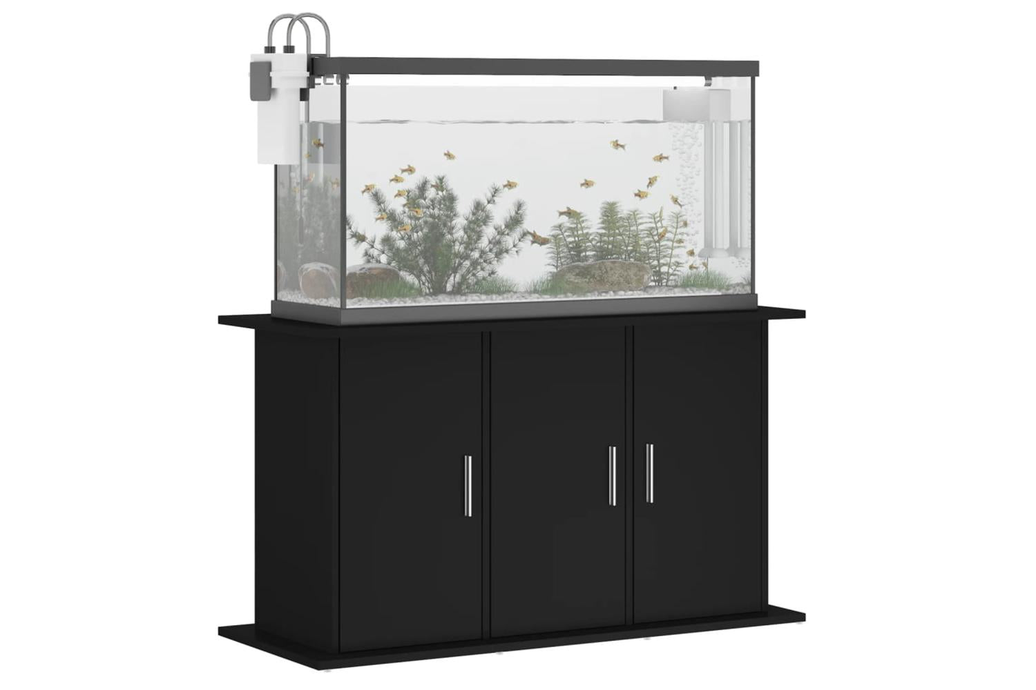 Vidaxl Aquarium Stand Black 101x41x58 Cm Engineered Wood-4