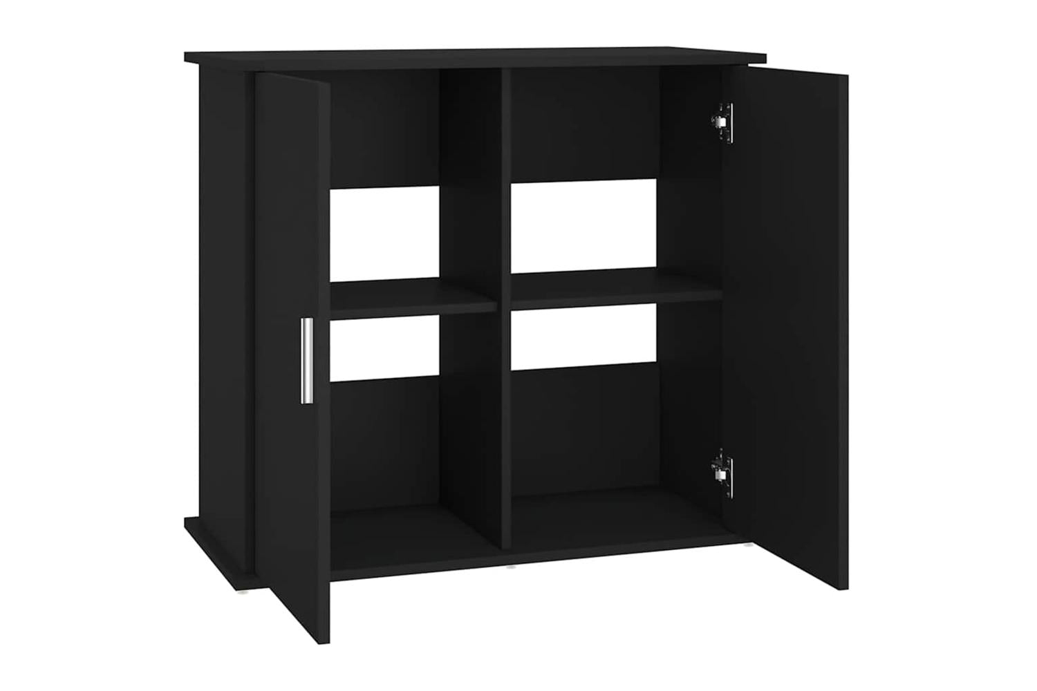 Vidaxl Aquarium Stand Black 81x36x73 Cm Engineered Wood-6