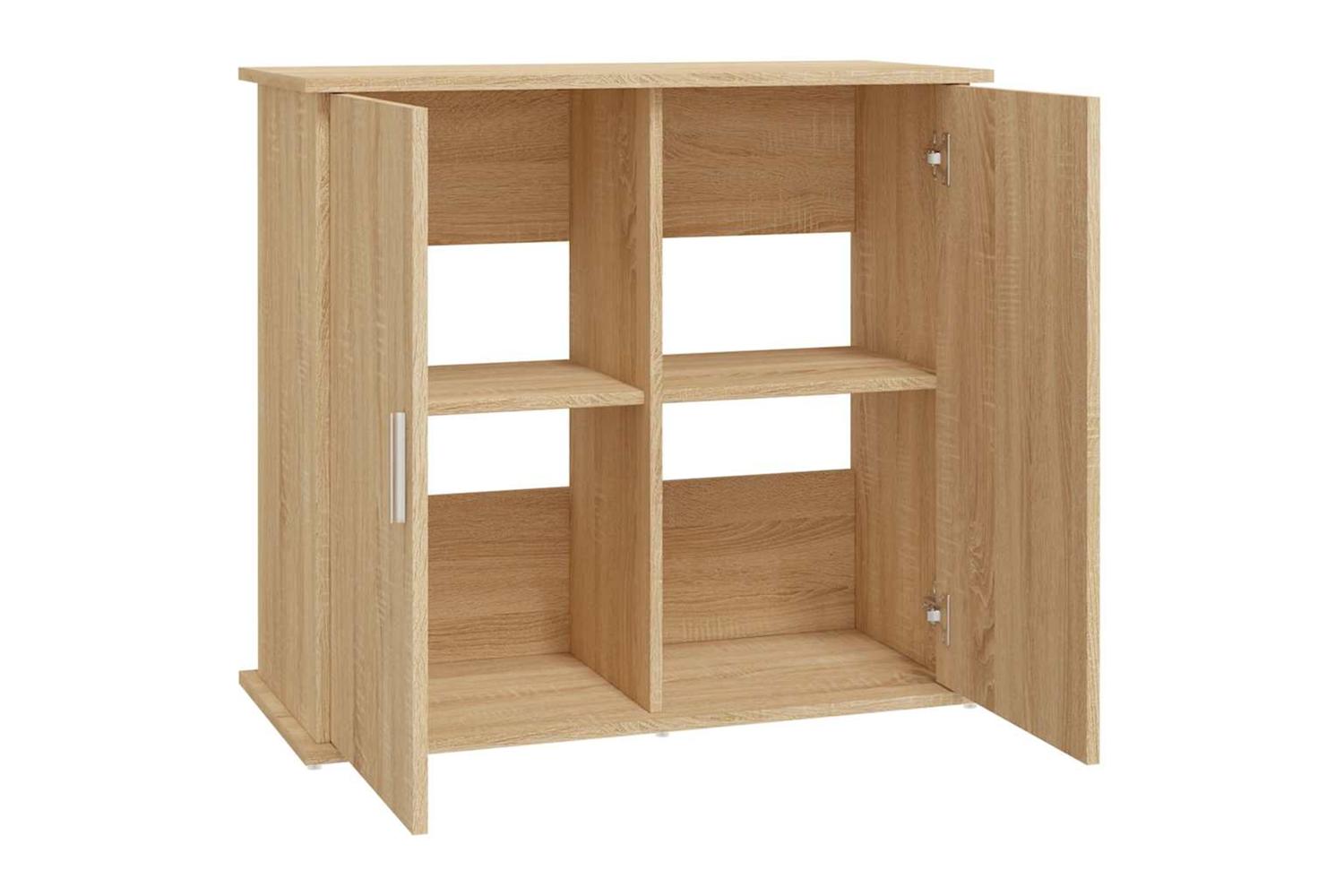 Vidaxl Aquarium Stand Sonoma Oak 81x36x73 Cm Engineered Wood-6