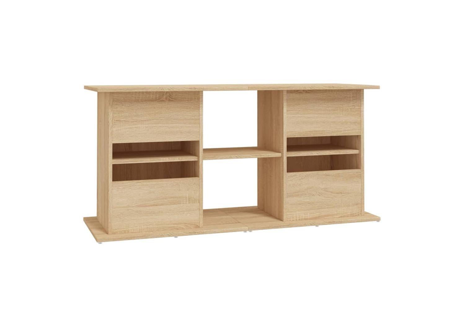 Vidaxl Aquarium Stand Sonoma Oak 121x41x58 Cm Engineered Wood-8