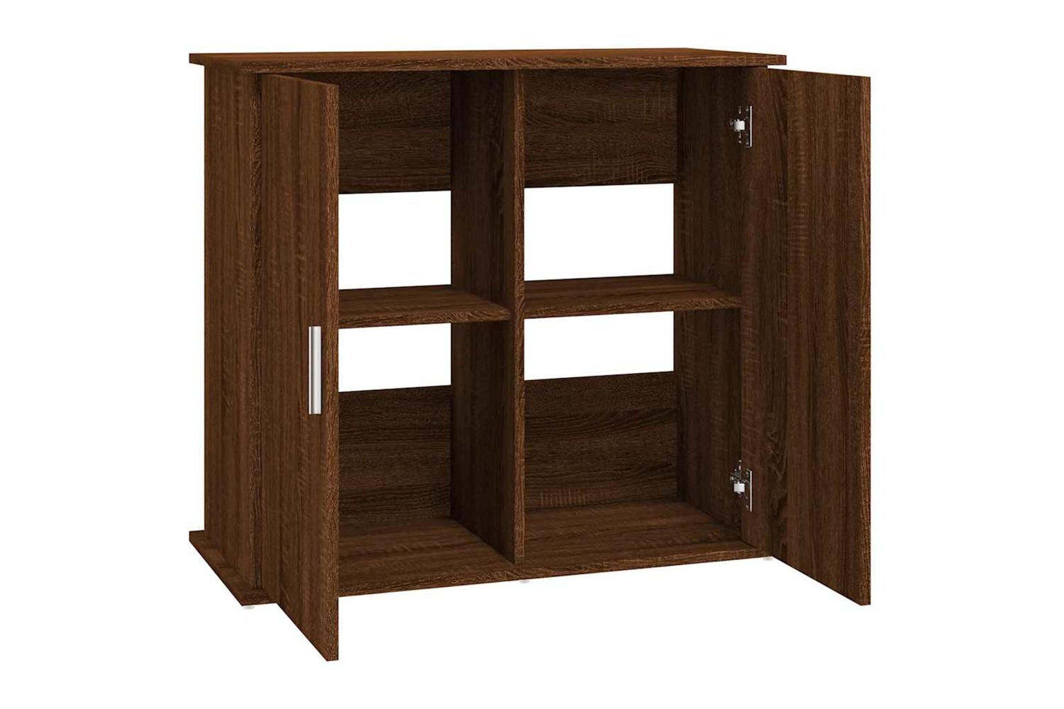 Vidaxl Aquarium Stand Brown Oak 81x36x73 Cm Engineered Wood-6