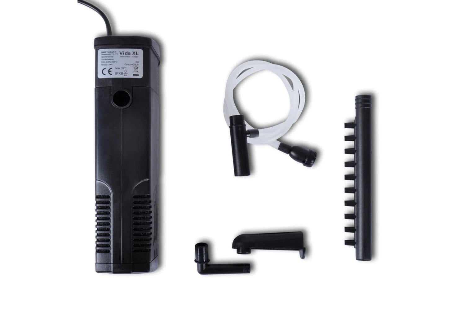Vidaxl Aquarium Filter Pump With Active Carbon 600lh-4