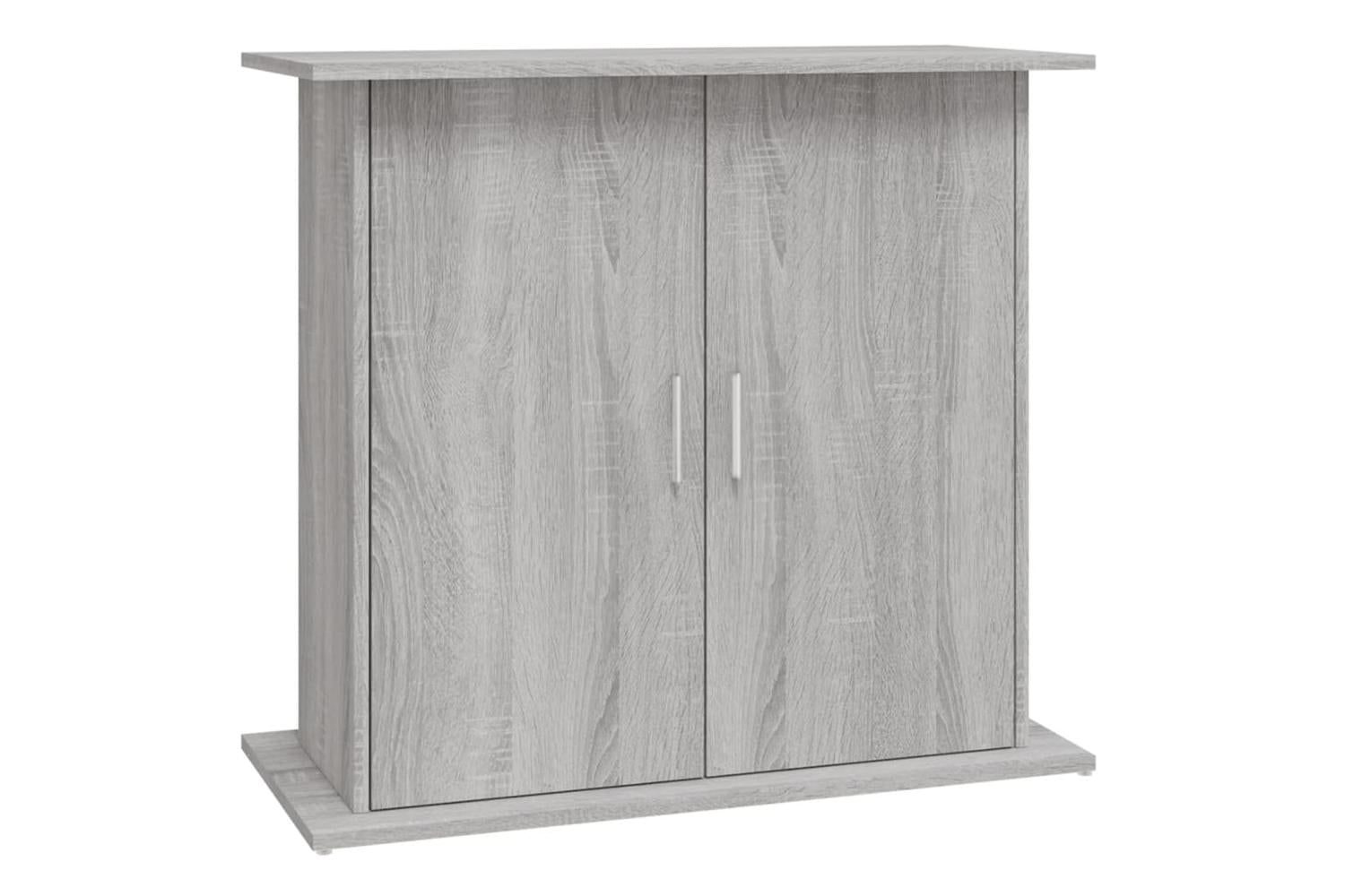Vidaxl Aquarium Stand Grey Sonoma 81x36x73 Cm Engineered Wood