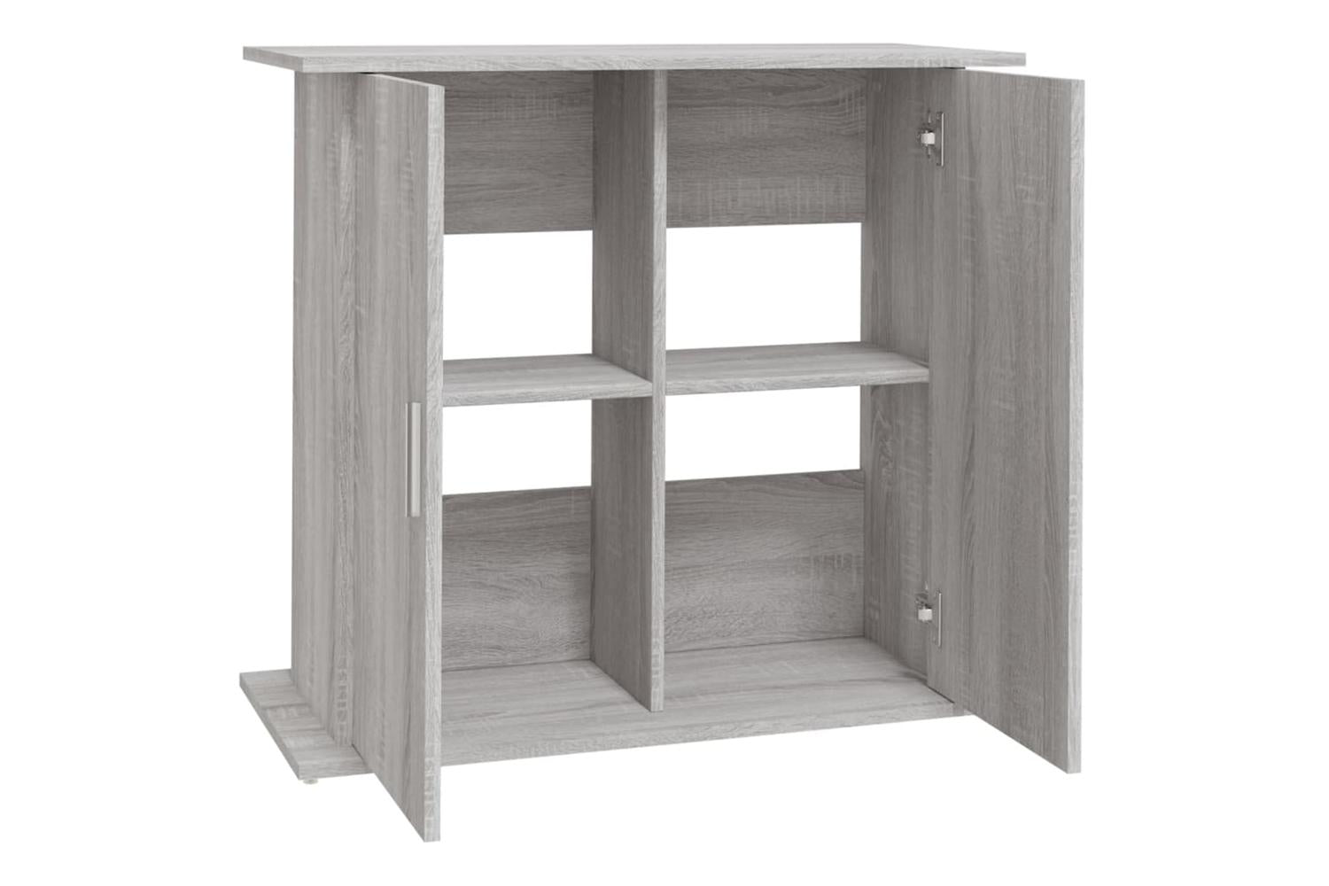 Vidaxl Aquarium Stand Grey Sonoma 81x36x73 Cm Engineered Wood-6