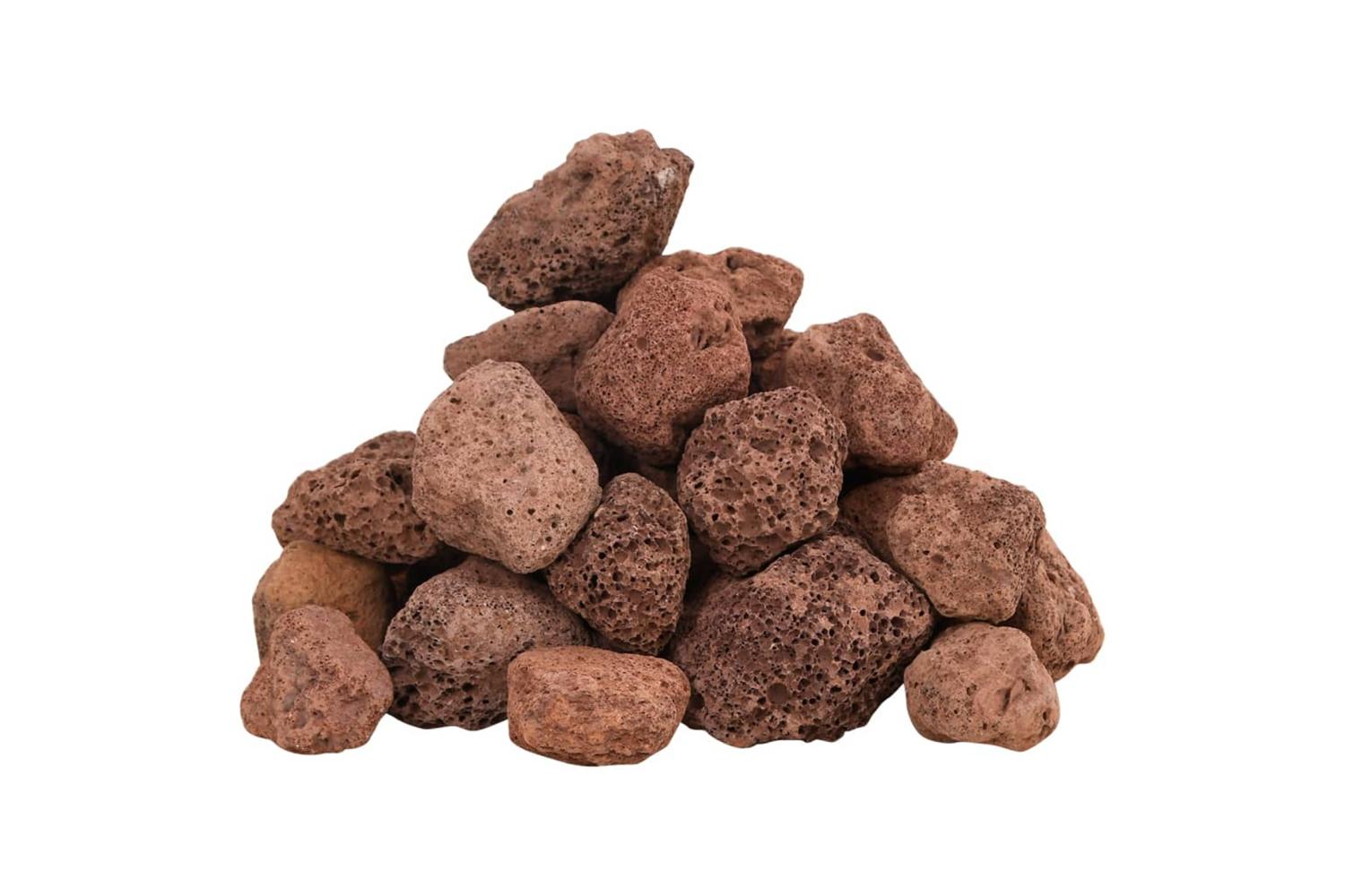 Vidaxl Volcanic Rocks 25 Kg Red 3-5 Cm-3