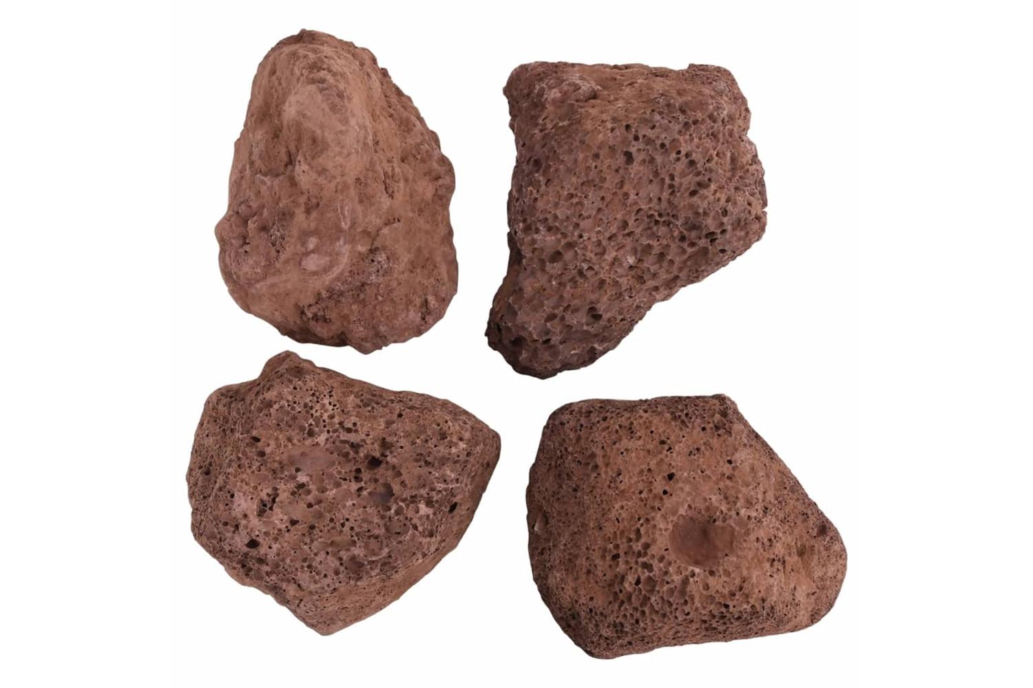 Vidaxl Volcanic Rocks 10 Kg Red 10-30 Cm-4