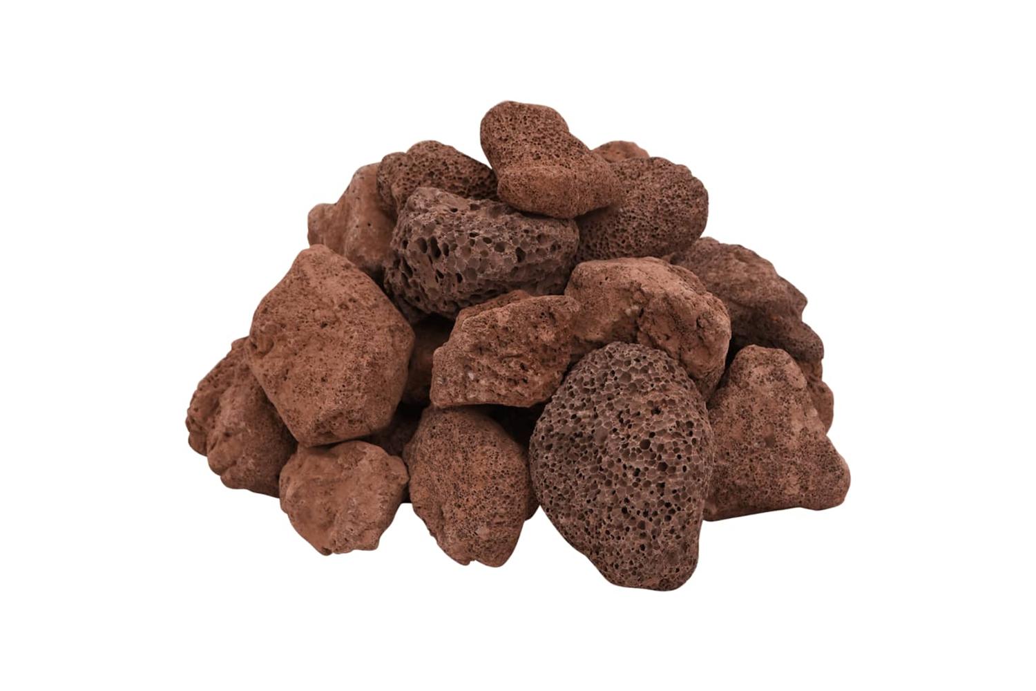 Vidaxl Volcanic Rocks 25 Kg Red 5-8 Cm-3