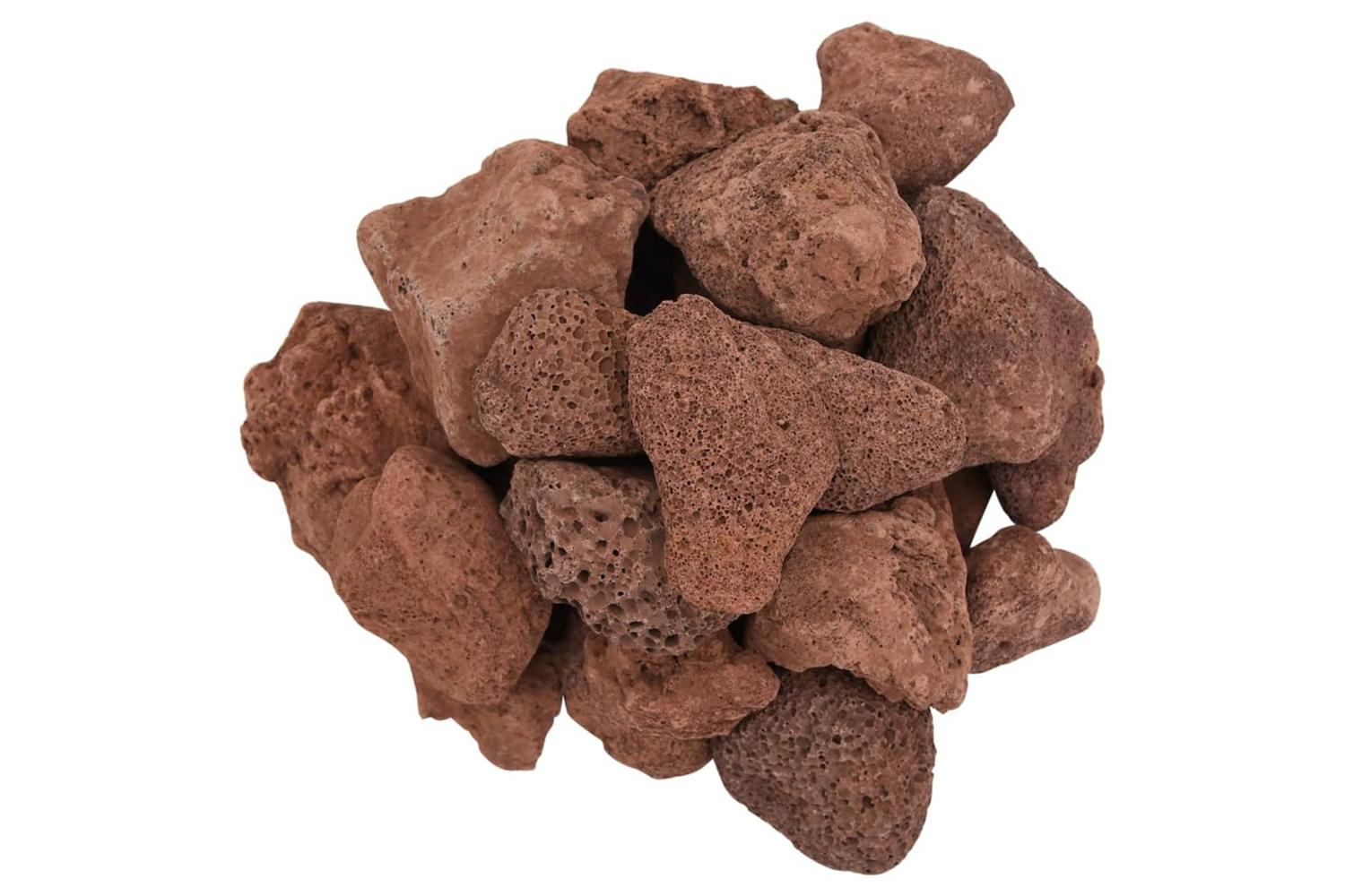 Vidaxl Volcanic Rocks 25 Kg Red 5-8 Cm-4