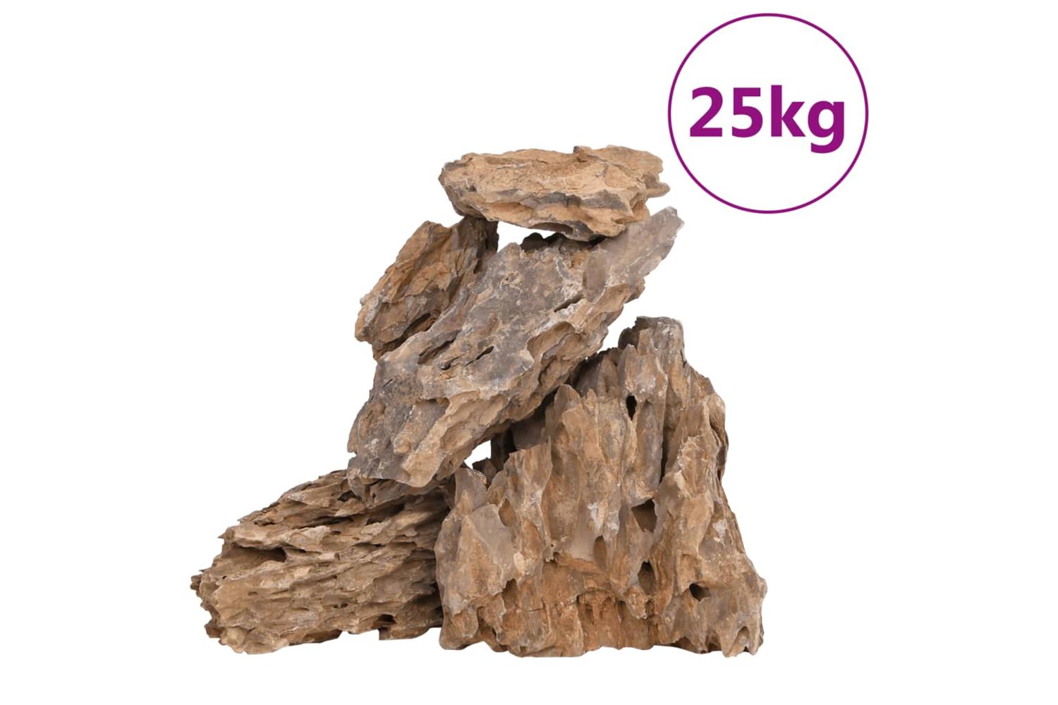 Vidaxl Dragon Stones 25 Kg Mixed Colour 10-30 Cm-2