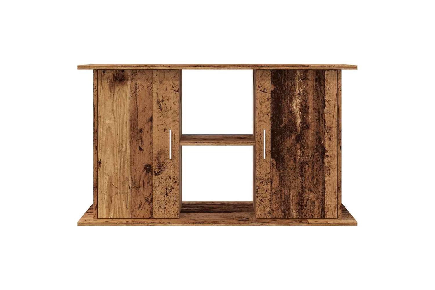 Vidaxl Aquarium Stand Old Wood 101x41x58 Cm Engineered Wood-4