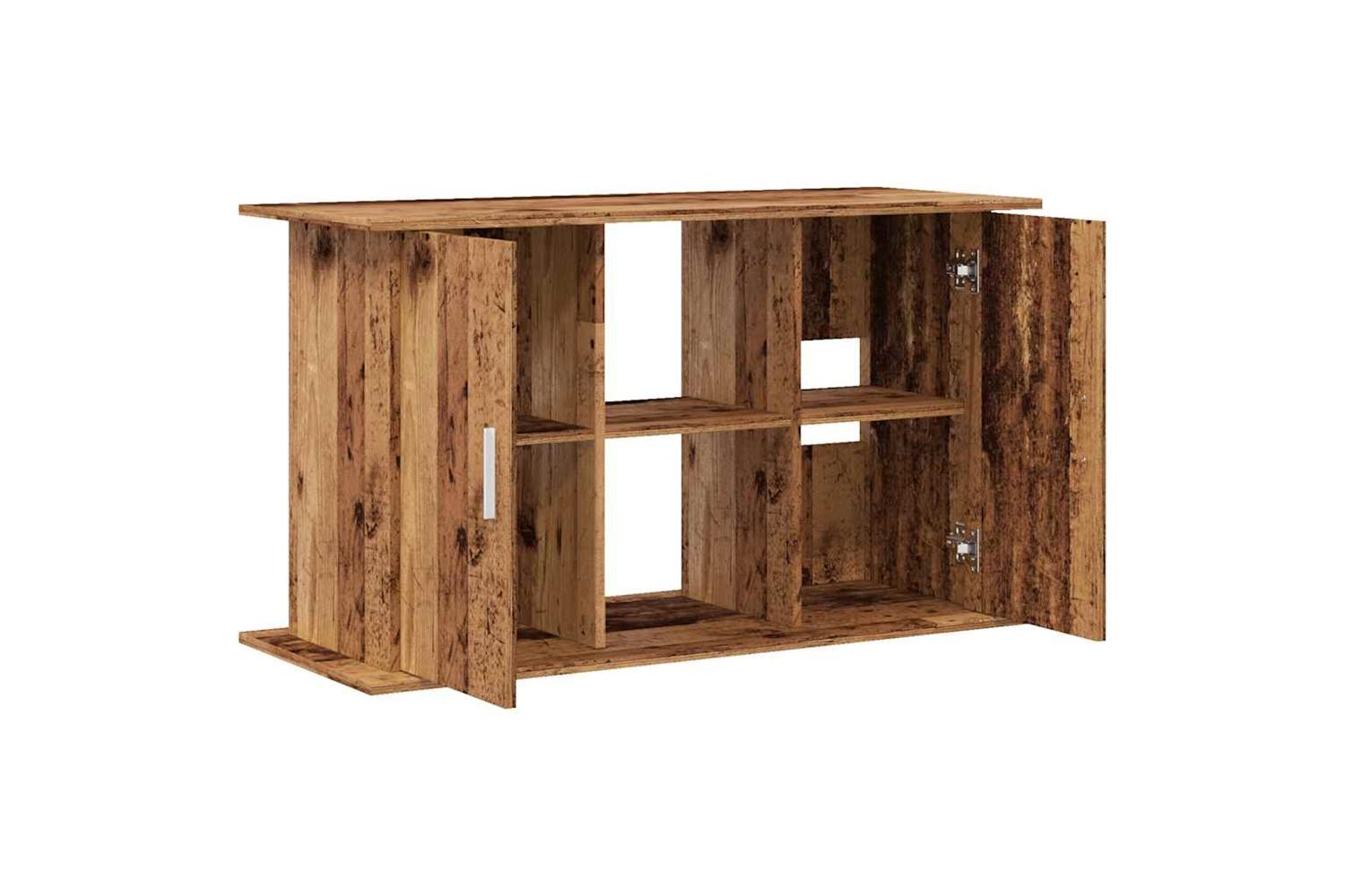 Vidaxl Aquarium Stand Old Wood 101x41x58 Cm Engineered Wood-7