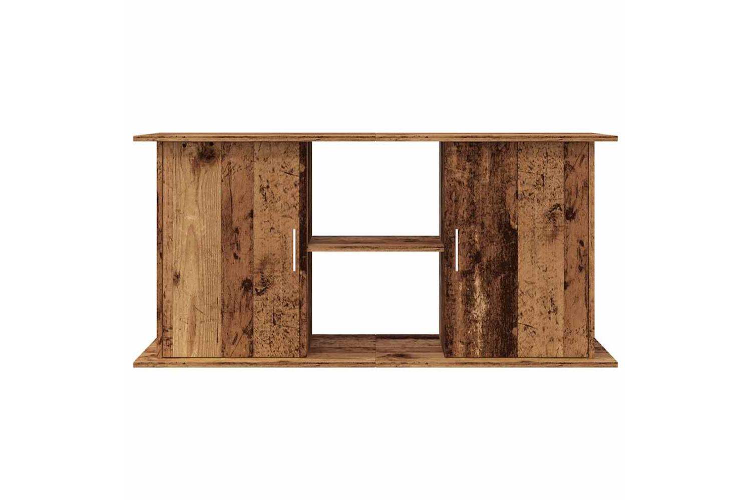 Vidaxl Aquarium Stand Old Wood 121x41x58 Cm Engineered Wood-4