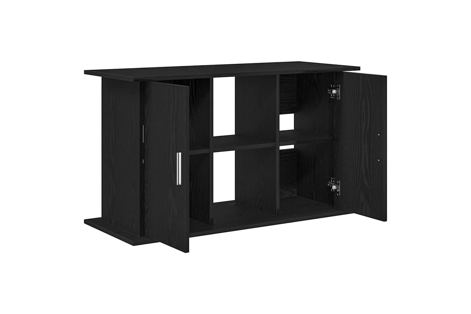 Vidaxl Aquarium Stand Black Oak 101x41x58 Cm Engineered Wood-8