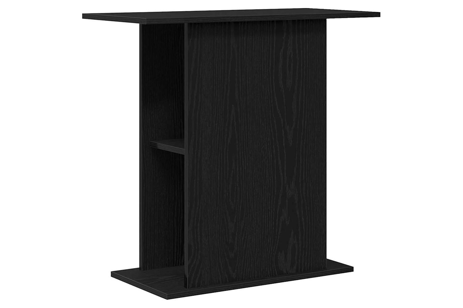 Vidaxl Aquarium Stand Black Oak 75x36x725 Cm Engineered Wood-2
