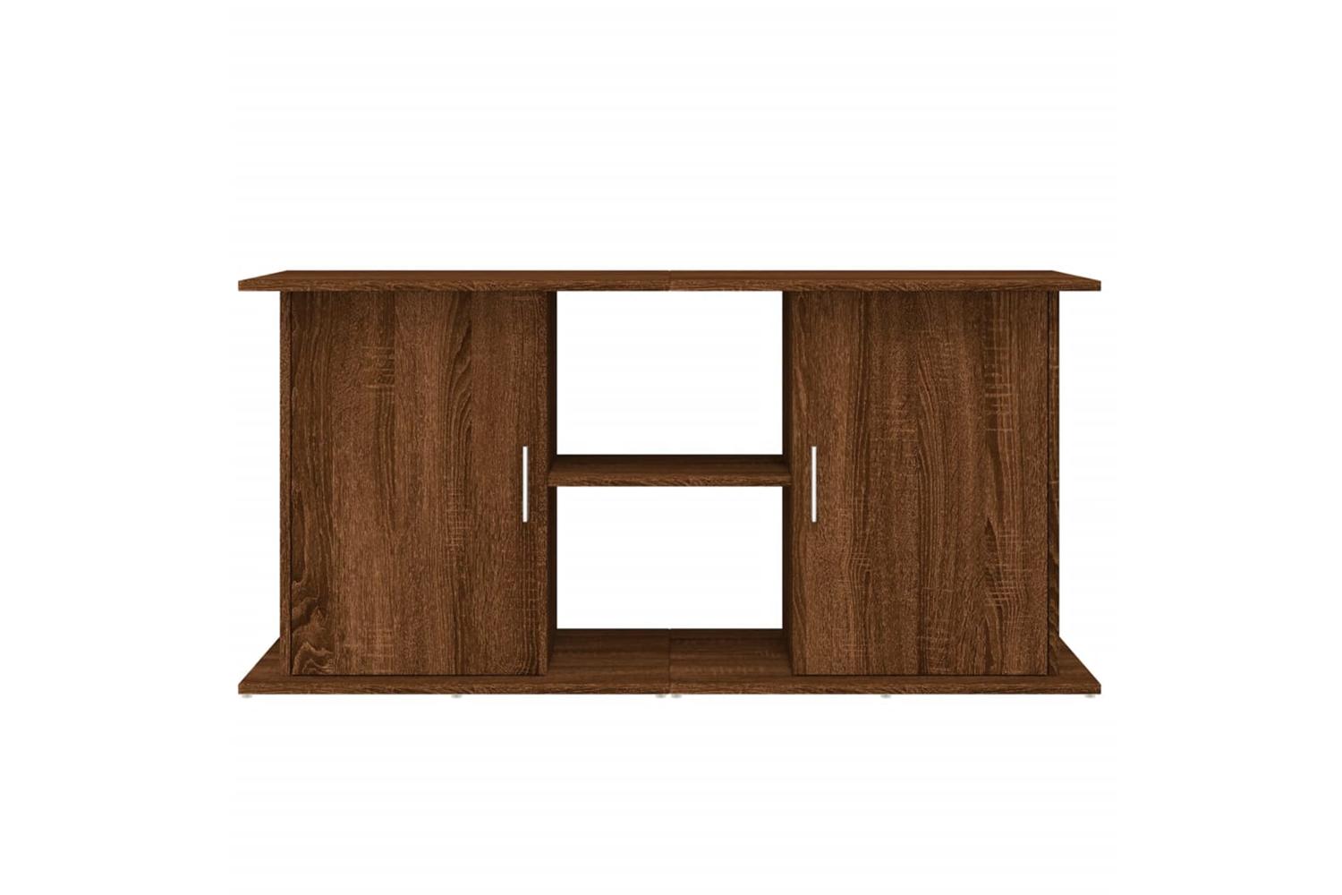 Vidaxl Aquarium Stand Brown Oak 121x41x58 Cm Engineered Wood-5