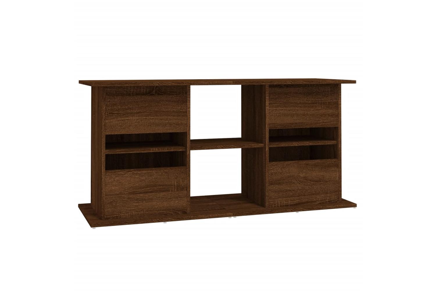 Vidaxl Aquarium Stand Brown Oak 121x41x58 Cm Engineered Wood-8