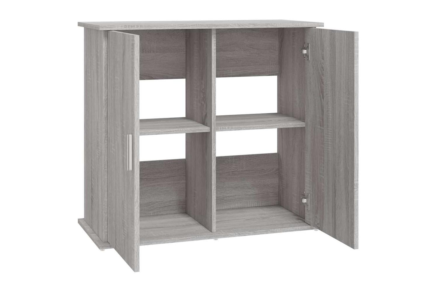 Vidaxl Aquarium Stand Grey Sonoma 81x36x73 Cm Engineered Wood-6