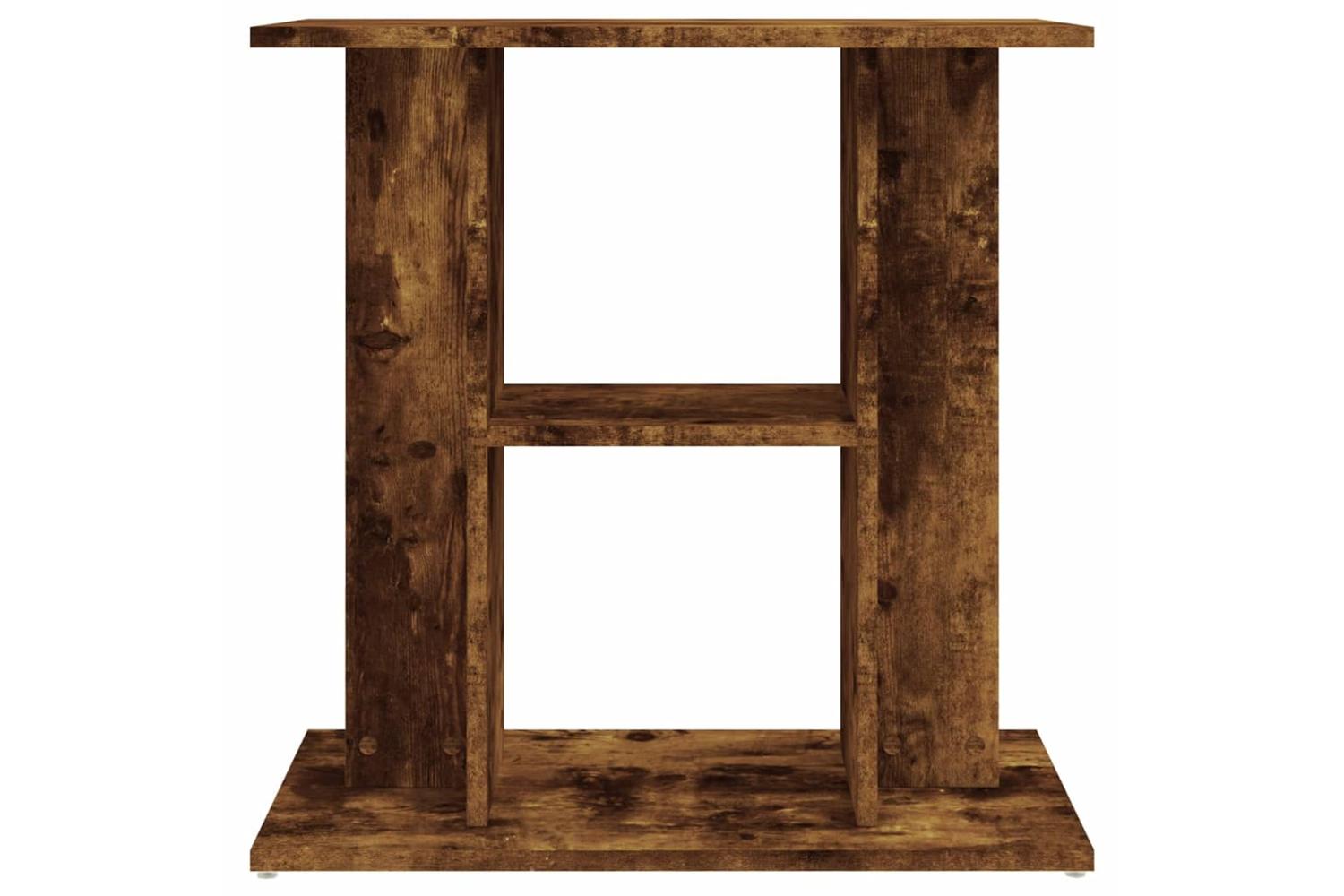 Vidaxl Aquarium Stand Smoked Oak 60x30x60 Cm Engineered Wood-4